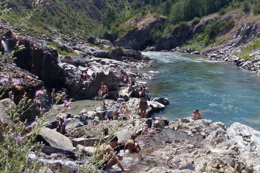 Kirkham Hot Springs, Lowman, Idaho