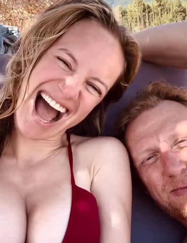 <p>Kevin McKidd/Instagram</p> Kevin McKidd and Danielle Savre enjoying quality time together in Greece
