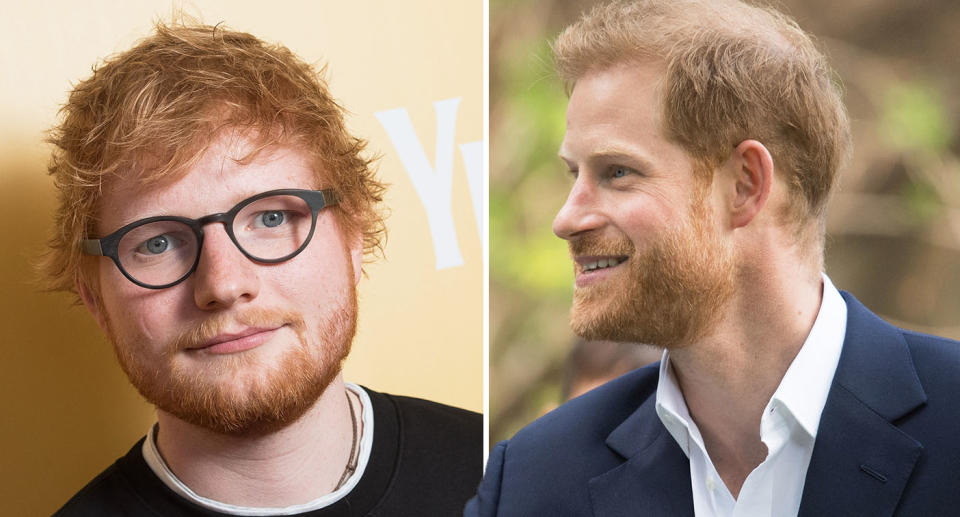 Prince Harry: Ed Sheeran will collaborate with the royal for a new campaign. [Photo: Getty]