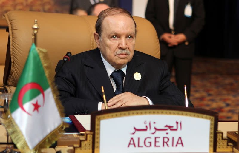 FILE PHOTO: Algerian President Abdelaziz Bouteflika attends the opening session of the first Gas Exporting Countries Forum summit in Doha