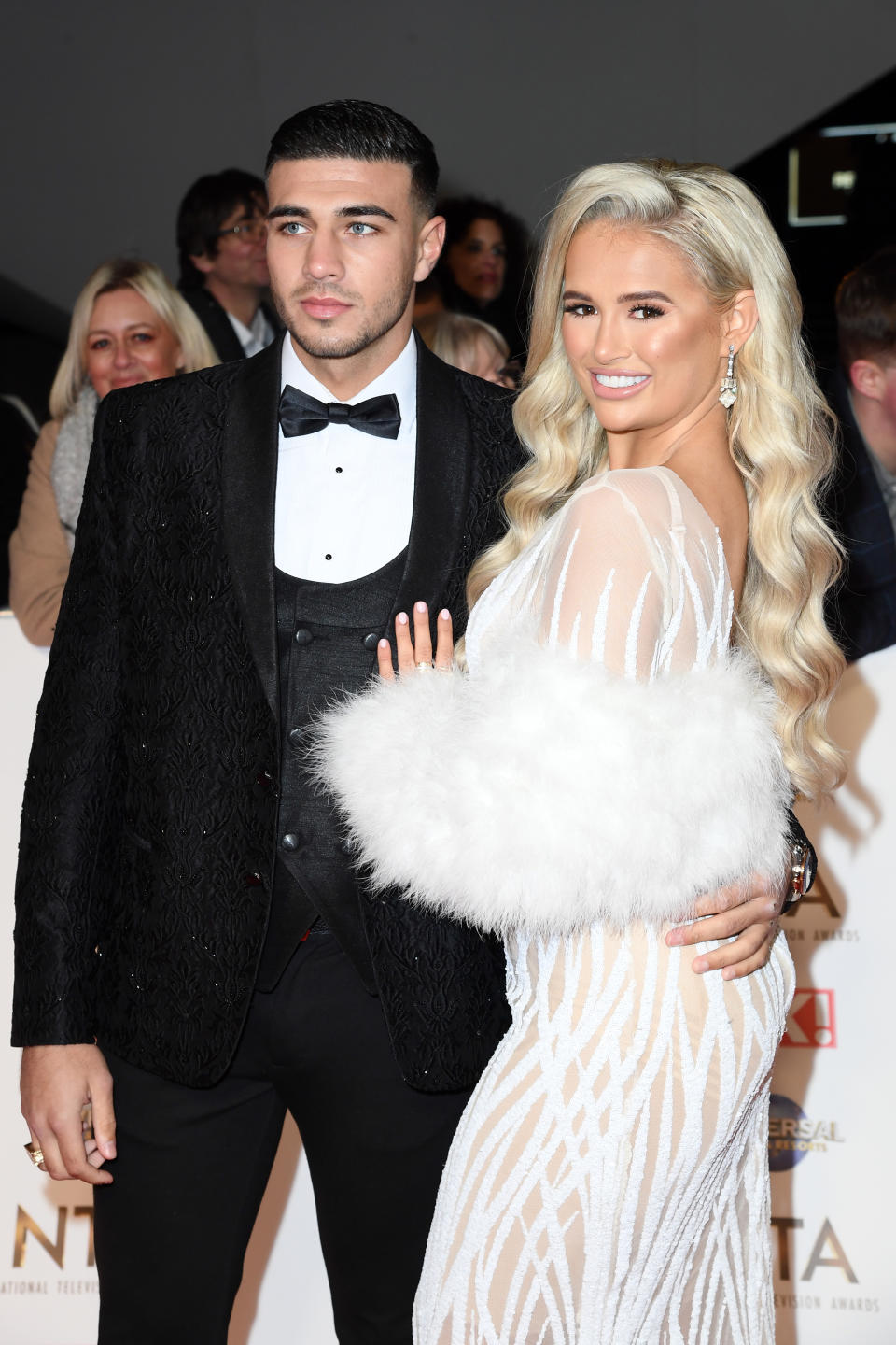 Molly-Mae Hague pictured with boyfriend Tommy Fury. (Photo by Gareth Cattermole/Getty Images)