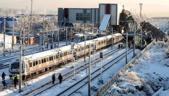 Turkey train crash Reuters