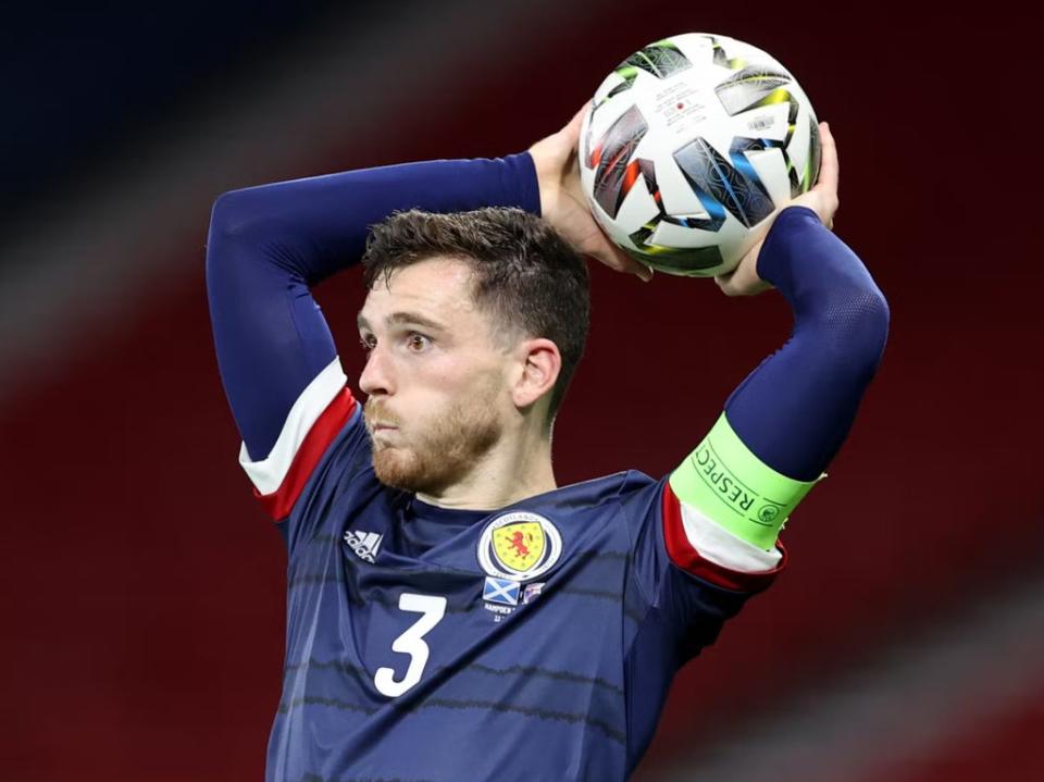 Andy Robertson is eyeing a World Cup slot (Steve Welsh/PA) (PA Archive)