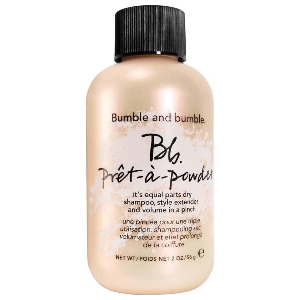 bottle of Bumble and Bumble Prêt-à-Powder Dry Shampoo Powder on a white background