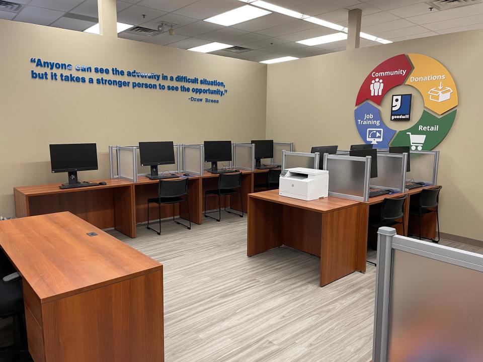 The Goodwill Opportunity Center in Houma offers several resources including classrooms and computer labs.