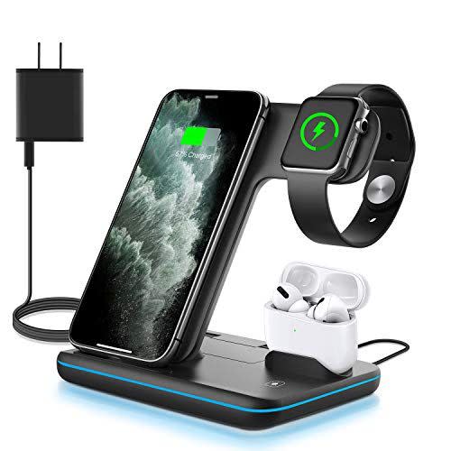 5) Wireless 3-in-1 Charging Station