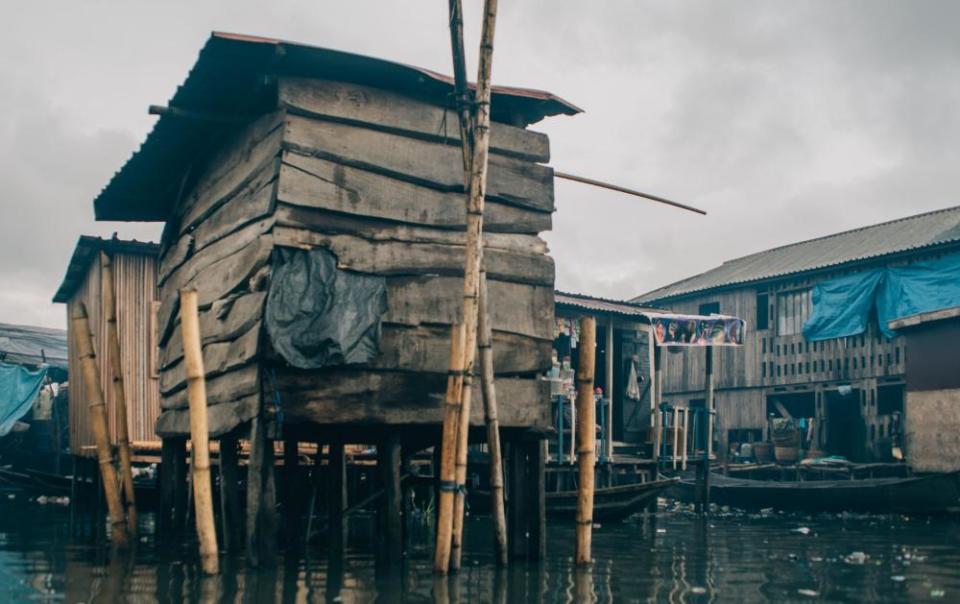 Makoko, a shanty town on stilts in Lagos