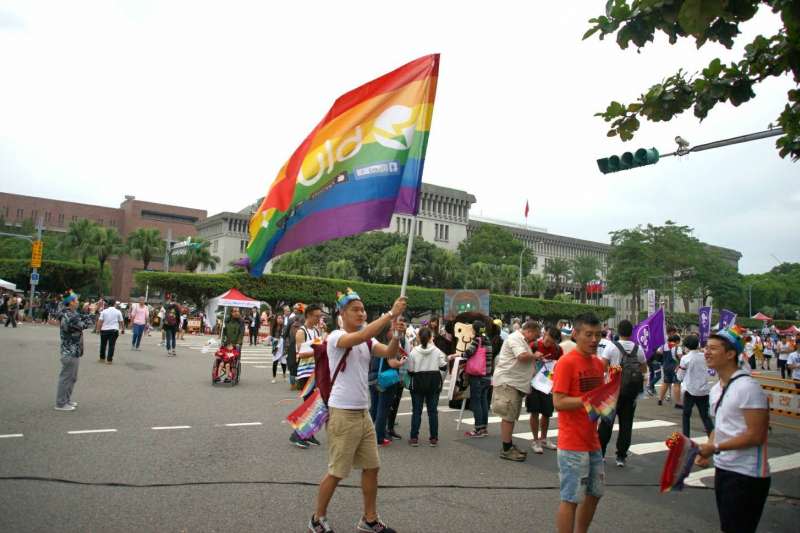 2017年台灣同志遊行Taiwan LGBT Pride，10月28日盛大登場（盧逸峰攝）