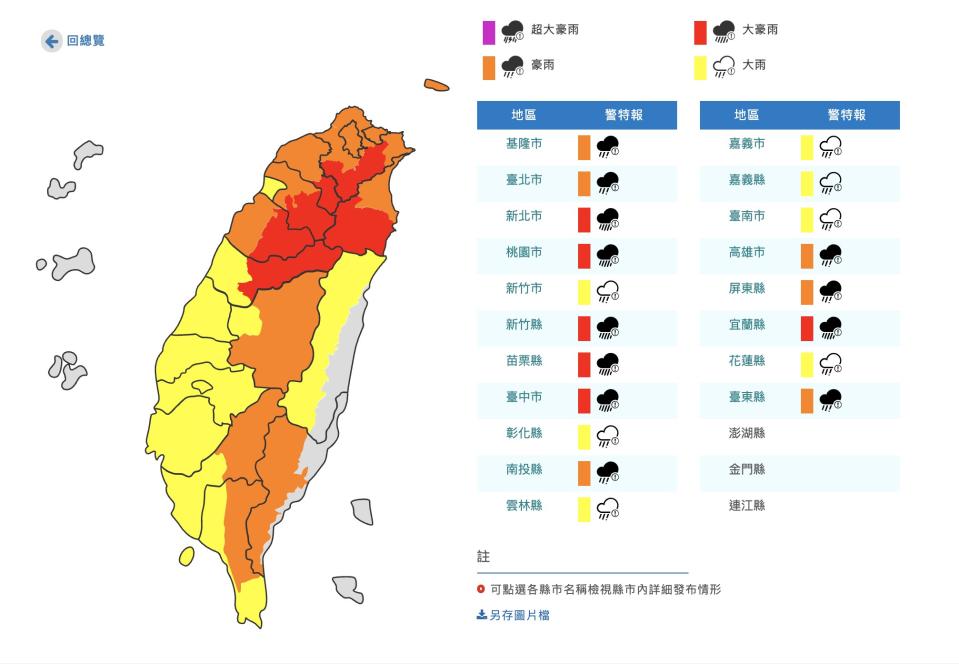 (取自氣象局網站)