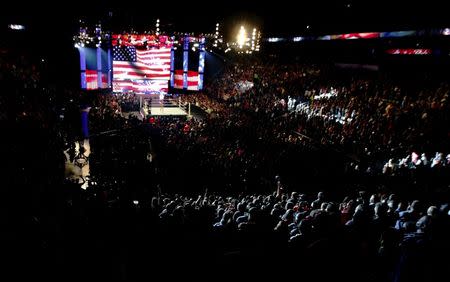 Opening of the WWE Survivor Series, a professional wrestling event at Philips Arena in Atlanta, Georgia November 22, 2015. REUTERS/Tami Chappell