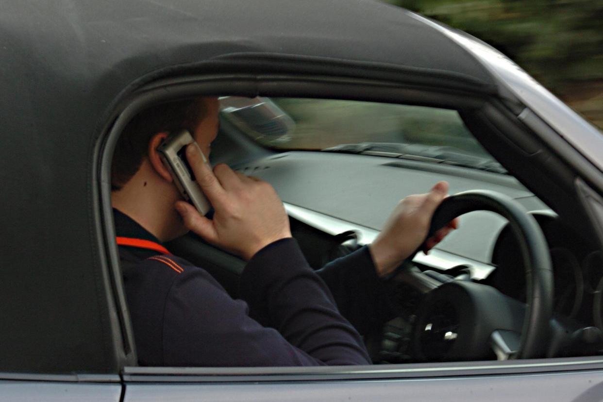 Police caught the equivalent of one driver every seven minutes illegally using their mobile at the wheel: PA