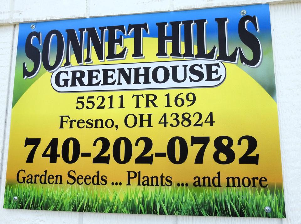 Sonnet Hills Greenhouse sign.