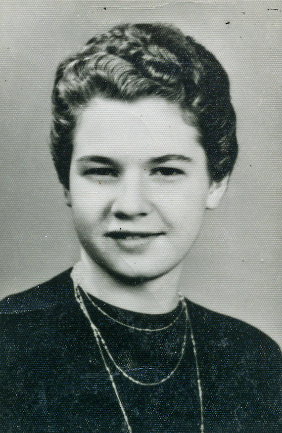 One of Carolyn Suman's school pictures when she was a student at South Hagerstown High School. She graduated in 1960.