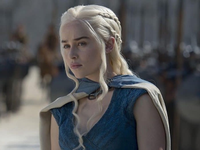 Emilia Clarke blonde hair wig Daenerys