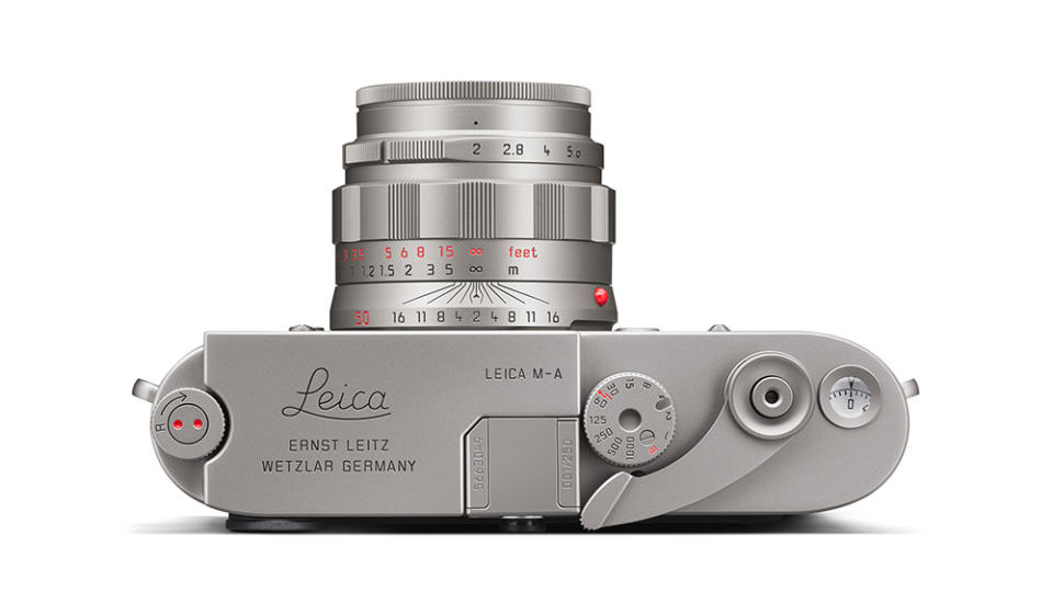 The M-A “Titan” 35 mm camera with the APO-Summicron-M 50 f/2 ASPH lens equipped - Credit: Leica