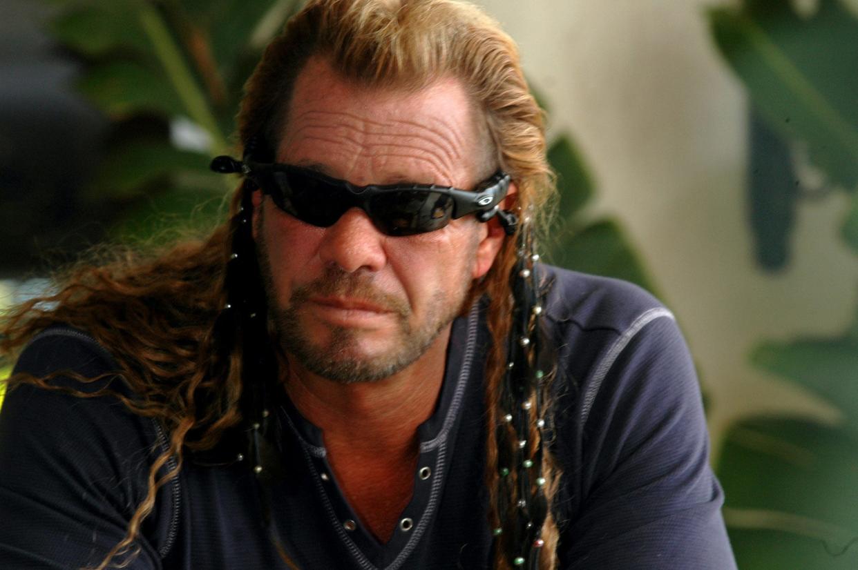 Duane "Dog" Chapman became a national celebrity with the television reality series "Dog, the Bounty Hunter" on A&E (2004–2012).