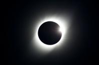 <p>Une éclipse solaire observée à Coquimbo, au Chili. </p>