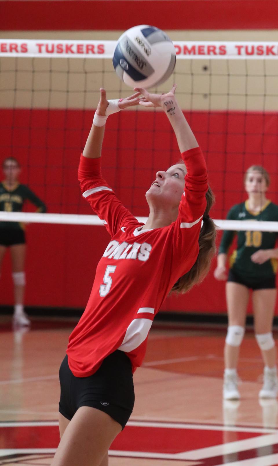 Lakeland won in straight sets at Somers Sept. 28, 2022. 