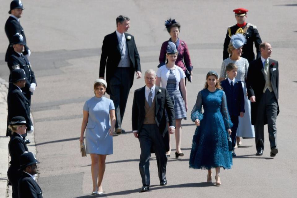 Princess Eugenie, Prince Andrew, Duke of York and Princess Beatrice