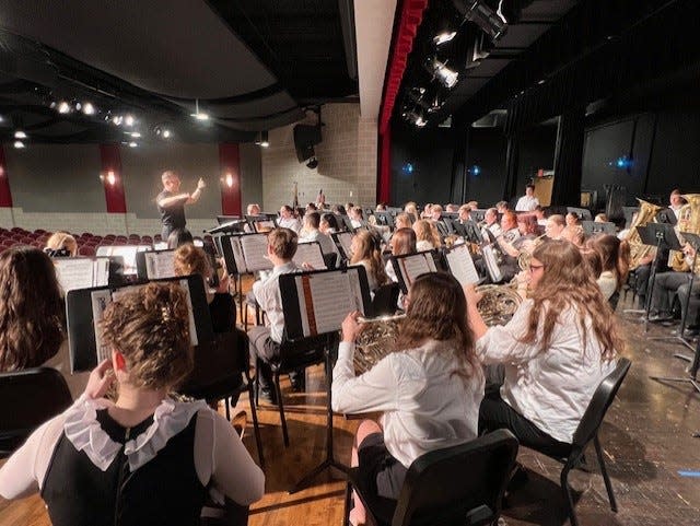 Students from Wayne, Holmes and Ashland counties performed in the 2024 Tri-County Honors Band concert on Feb. 11 at Orrville High School.