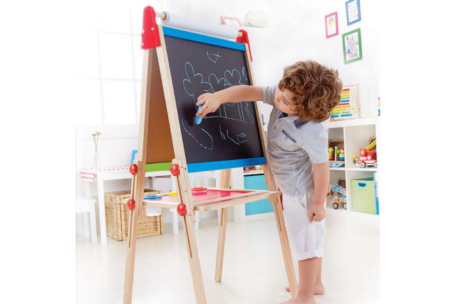 Fundamental's Children's Easel - Adjustable Wooden Easels at