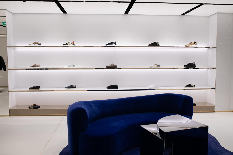 A look inside the reopened Burberry flagship store on New Bond Street.