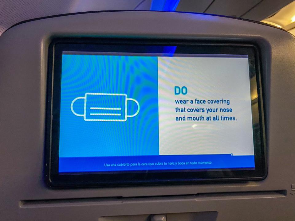 Flying on JetBlue Airways during pandemic