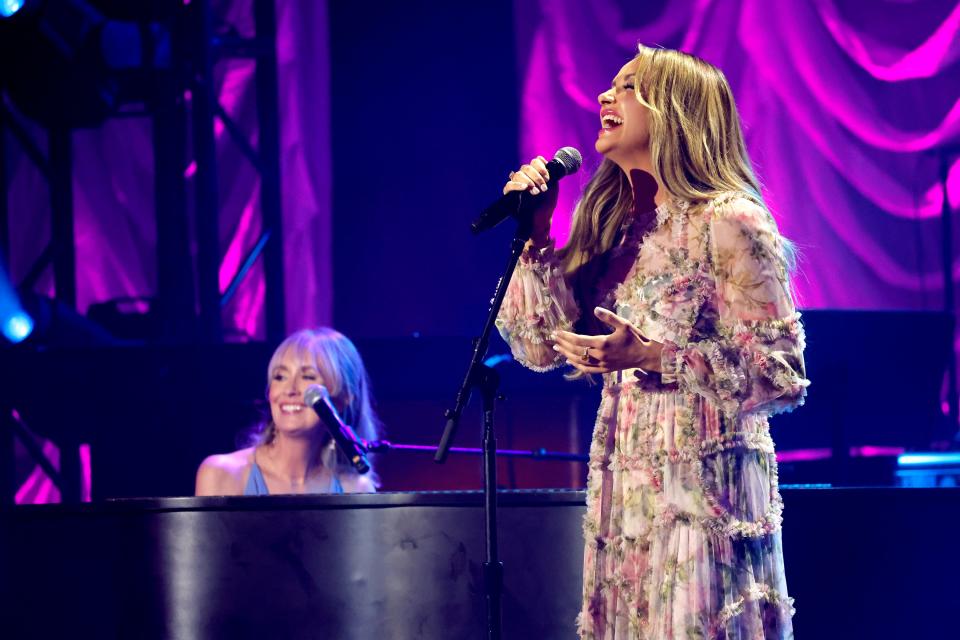 August 23, 2023: Carly Pearce performs onstage during the 16th Annual Academy of Country Music Honors at Ryman Auditorium in Nashville, Tennessee.