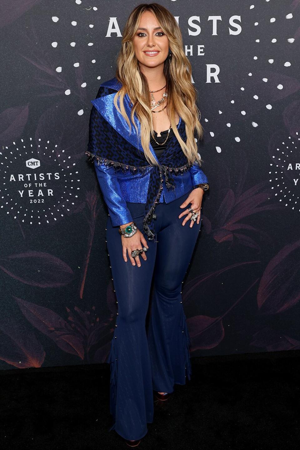 Lainey Wilson attends the 2022 CMT Artists Of The Year at Schermerhorn Symphony Center on October 12, 2022 in Nashville, Tennessee.