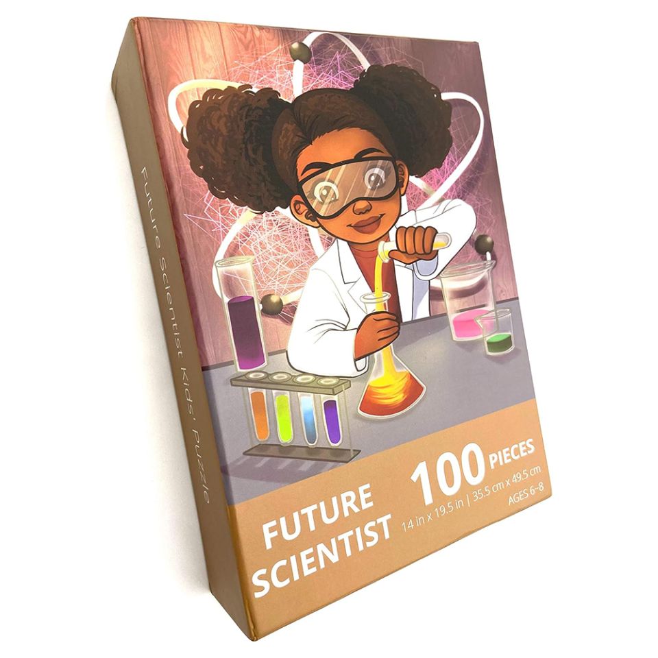 <p><a href="https://www.amazon.com/Puzzle-Huddle-Future-Scientist-Jigsaw/dp/B0B1MNLQDM?th=1&tag=syn-yahoo-20&ascsubtag=%5Bartid%7C10050.g.45534851%5Bsrc%7Cyahoo-us" rel="nofollow noopener" target="_blank" data-ylk="slk:Shop Now;elm:context_link;itc:0;sec:content-canvas" class="link ">Shop Now</a></p><p>Puzzle Huddle Future Scientist Girl</p><p>Amazon</p><p>$19.95</p><span class="copyright">Amazon</span>