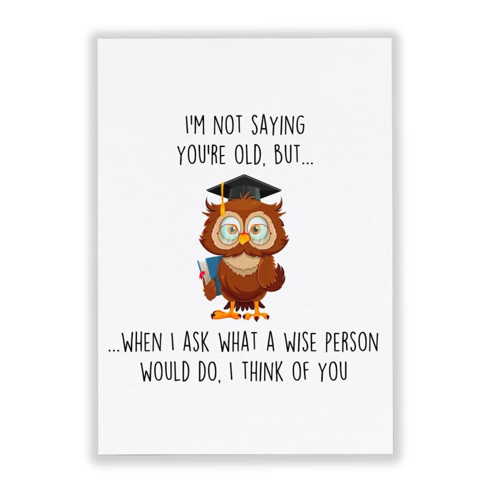 14) Owl Birthday Card