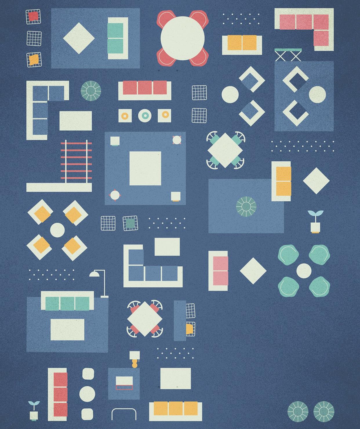 Illustration: Living room layout options