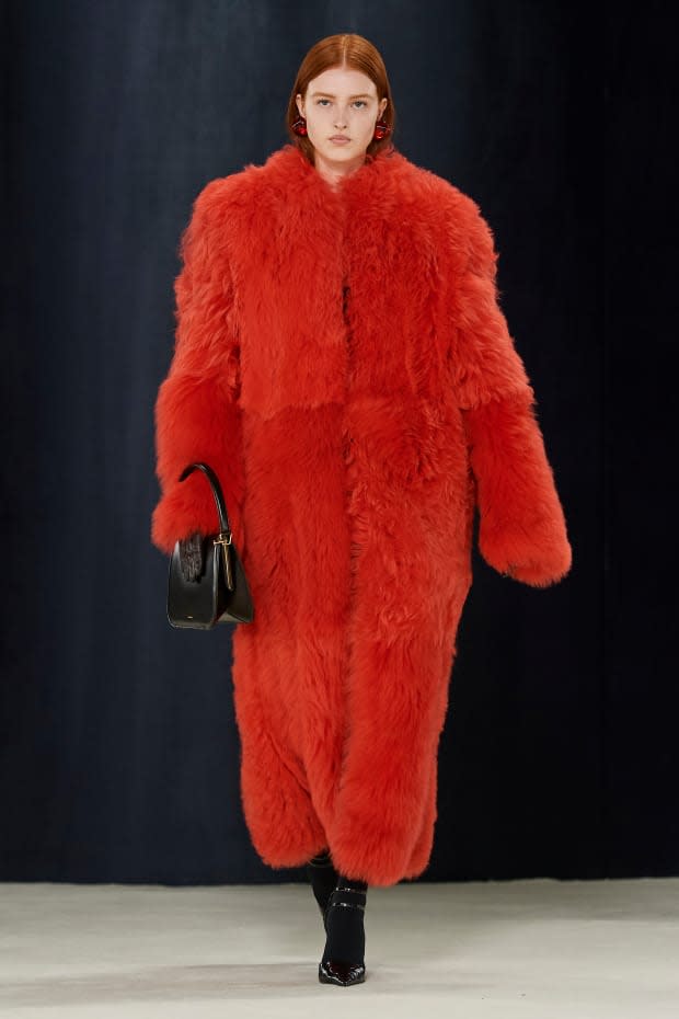 Designers Want Us Wearing Red, Furry Coats Next Season - Fashionista