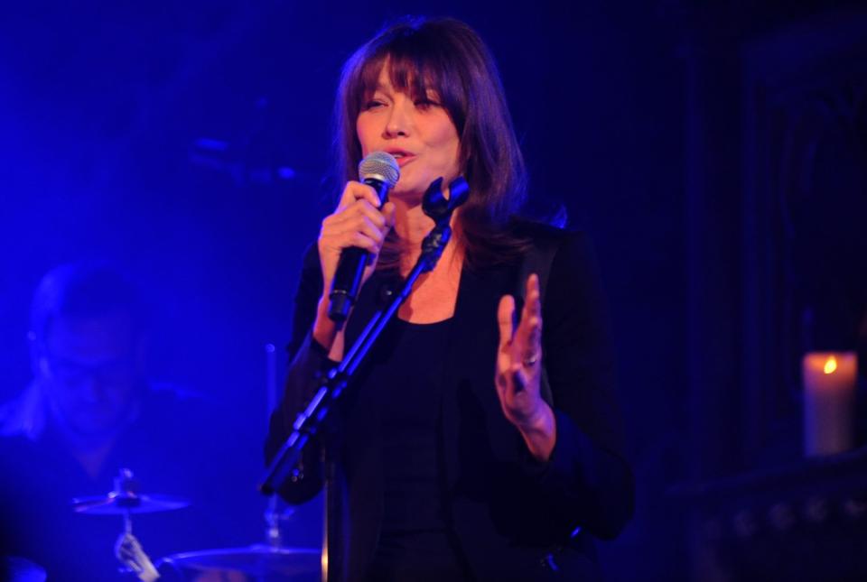 French connection: Carla Bruni brings a certain je ne sais quoi to Islington: Livepix/Steve Gillett