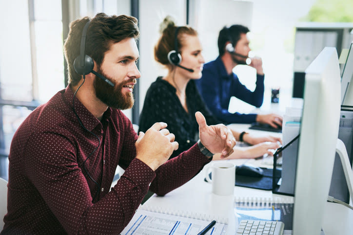 Agents in a call center