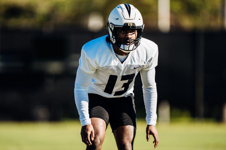 Texas State transfer DeJordan Mask has impressed during spring ball and could be in line to start at safety.