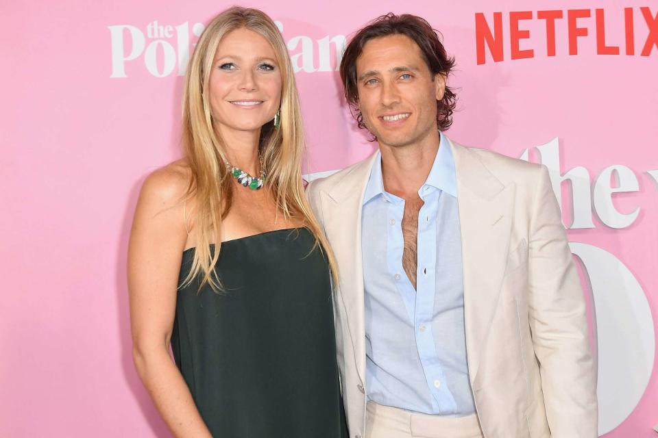 ANGELA WEISS/AFP/Getty Gwyneth Paltrow and Brad Falchuk in 2019