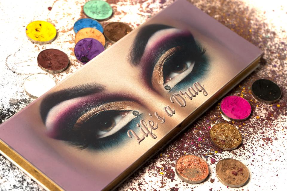 See the first look at Manny MUA's first product for Lunar Beauty: a colorful makeup palette called the Life's A Drag Palette.