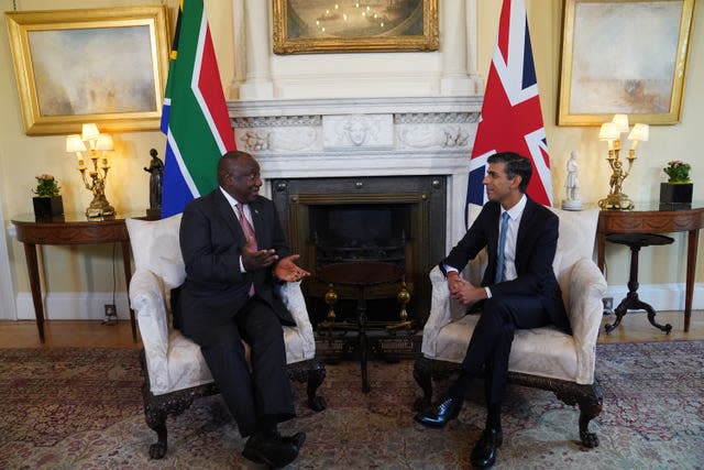 South African President State Visit to the UK