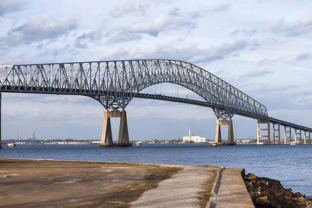 <p>Getty</p> The Francis Scott Key Bridge