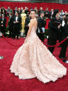 <p>Penelope Cruz was in full red carpet queen mode in this sweeping Atelier Versace dress. (Photo: Getty Images) </p>
