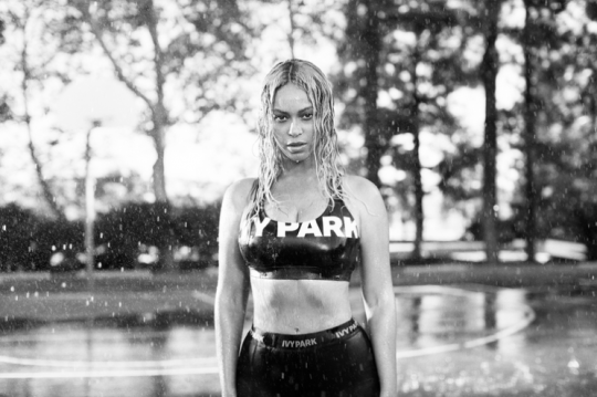 The reigning queen of everything ... in the rain. (Photo: beyonce.com)