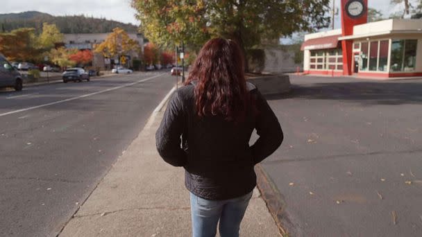 PHOTO: Alejandra, a migrant worker and undocumented mother of three, recalls her time working on an illegal pot farm in Oregon. (Courtesy ABC News)