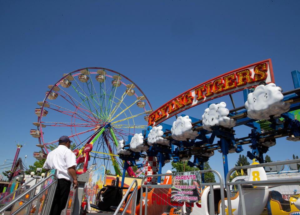 The Lane County Fair offers carnival rides, shows, exhibits and livestock shows.