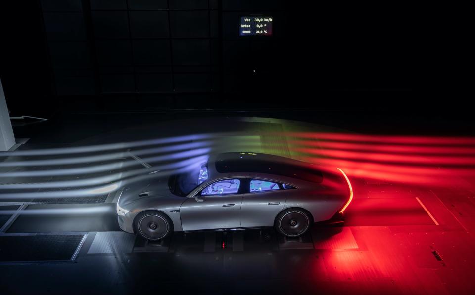 Mercedes-Benz Vision EQXX concept EV.