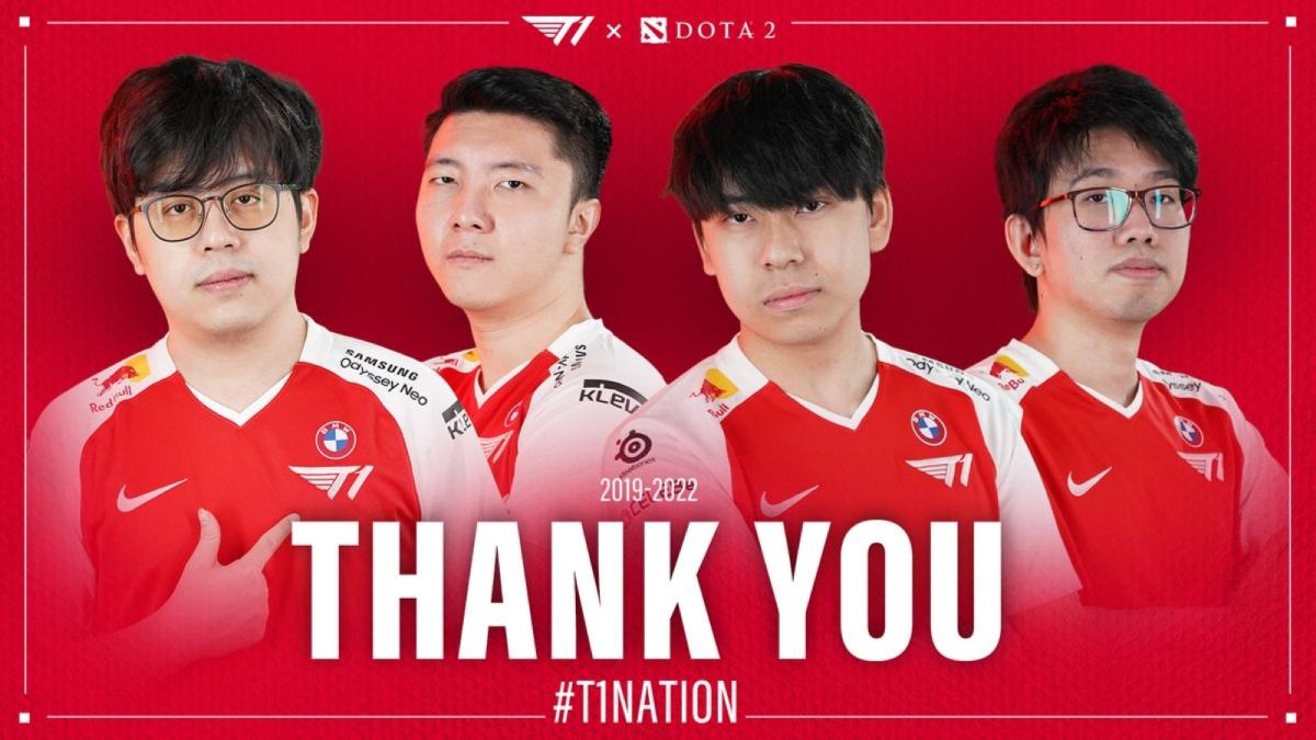 T1 disband Southeast Asia Dota 2 team