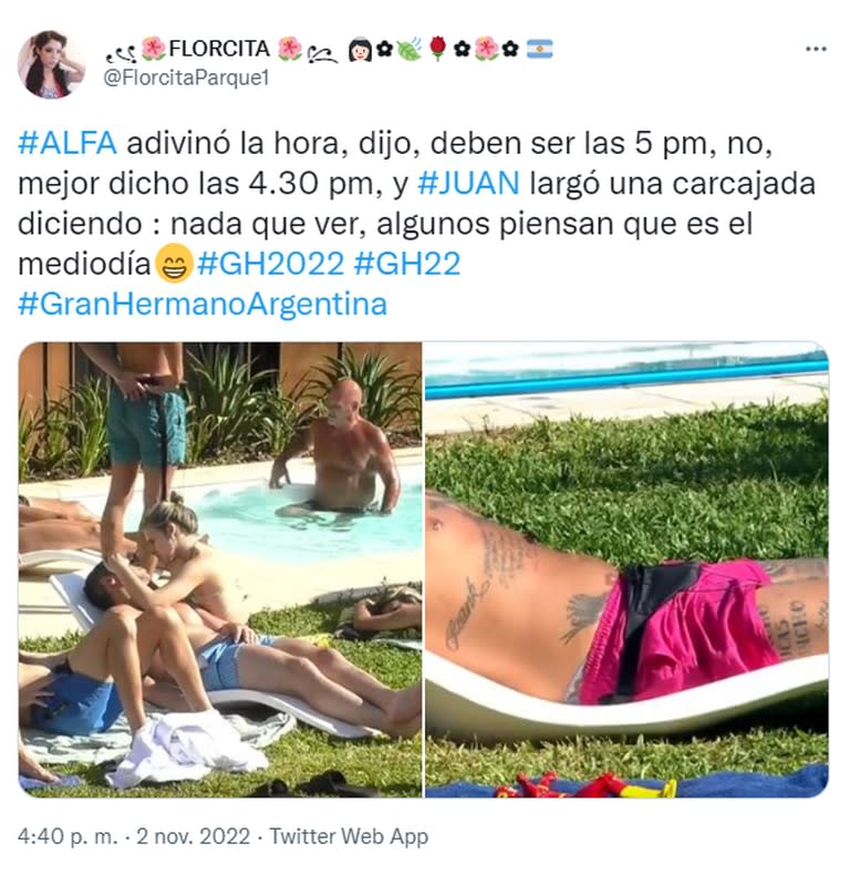 Alfa acertó la hora exacta en la casa de Gran Hermano y los usuarios en Twitter se sorprendieron