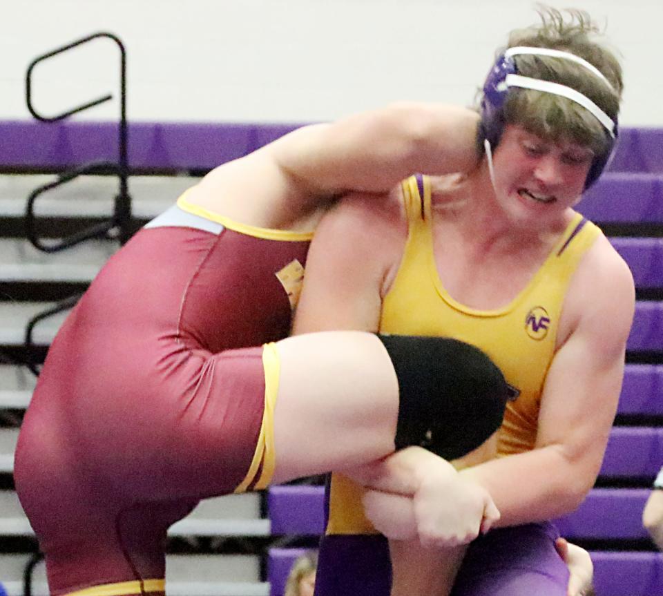 Watertown's 195-pounder Brock Eitreim is one of three Arrow wrestlers who spearhead the Public Opinion's list of top area performers for the week ending Dec. 4. Eitreim and teammates Sloan Johannsen and Ben Althoff each won six matches to help the Arrows open the season with six dual wins.