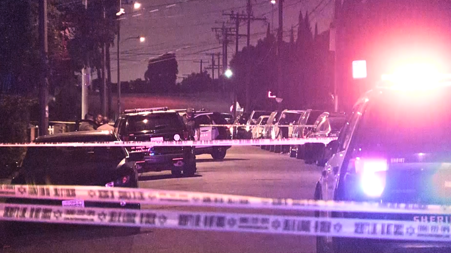 Detectives respond to a fatal shooting in Compton