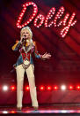 <p>"I'm old-school," Parton has said. "If you’re going onstage, you should look like a star!" She wore a modern "Coat of Many Colors" to the ACMs in 2016.</p>